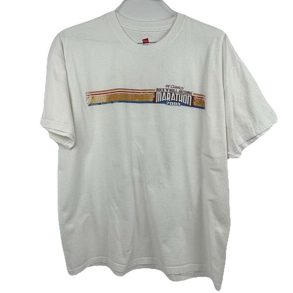 2009 P.F. Chang's Rock 'N' Roll Arizona Marathon T-Shirt Cotton Hanes Unisex XL